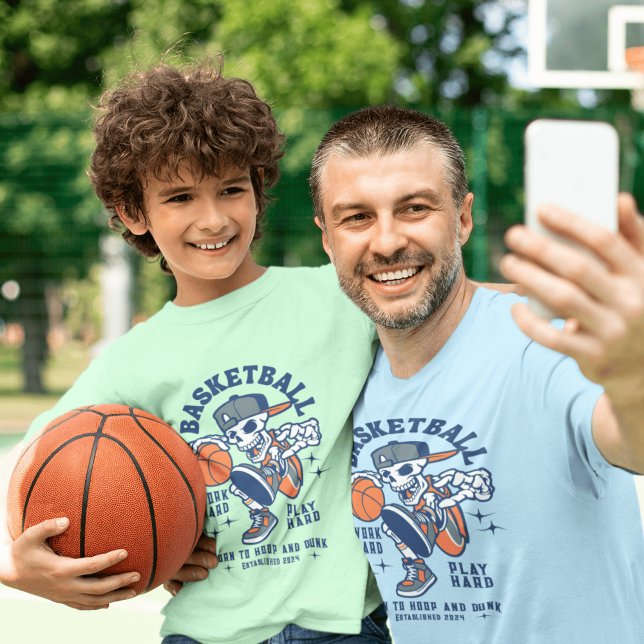 Camiseta "Participa en el juego con Skull Basketball Hallow (Subido por el creador)