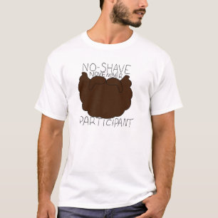 Camiseta Participante de noviembre sin afeitar