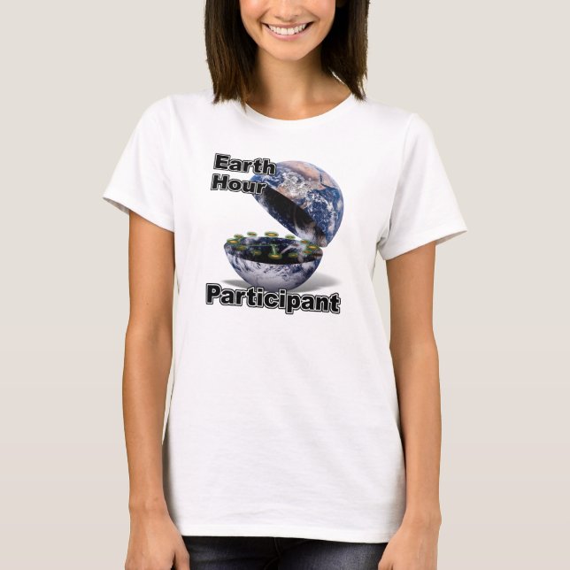 Camiseta Participante en la Hora de la Tierra (Anverso)
