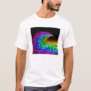 Camiseta Partículas coloreadas