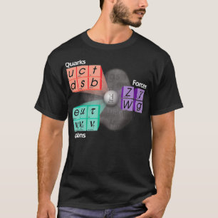 Camiseta Partículas Modelo estándar Higgs Boson Physictics 