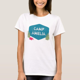 Camiseta Partida de cumpleaños nombre de campamento persona