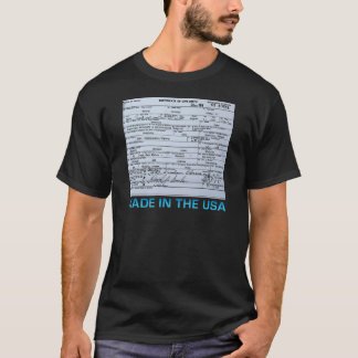 Camiseta partida de nacimiento de obama