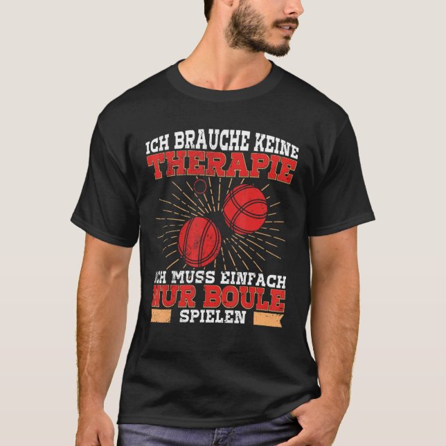 Camiseta Partida Pétanque Boccia Boule 1 (Anverso)