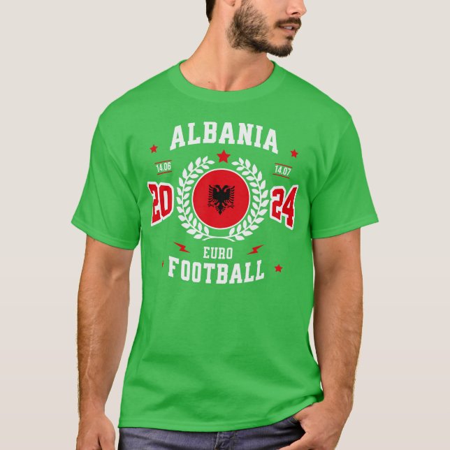 Camiseta Partidario de Albania 2024 (Anverso)