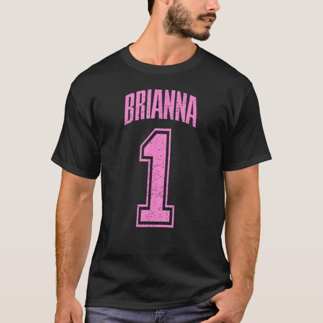 Camiseta Partidario de Brianna Número 1 Mayor Fan 1 (Anverso)