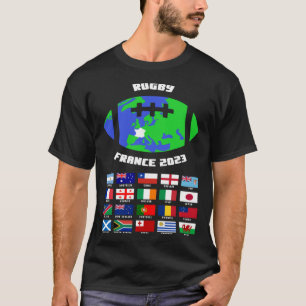 Camiseta Partidario de Rugby 2023 Francia blanco