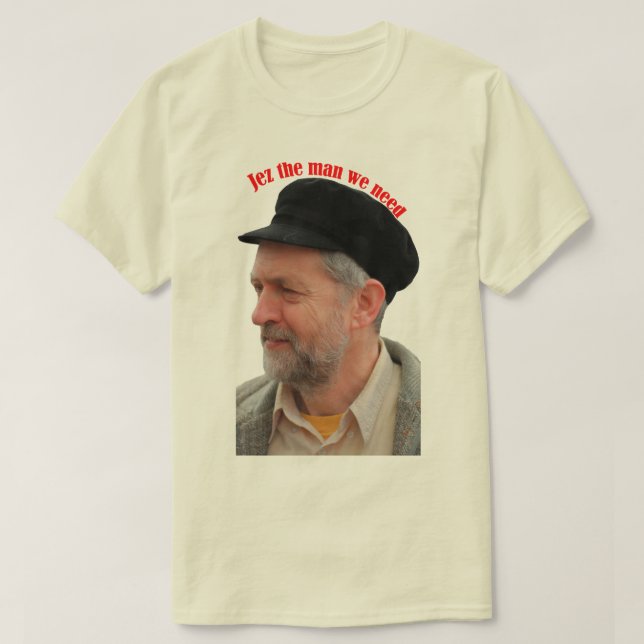Camiseta Partidario Jez de Jeremy Corbyn el hombre (Diseño del anverso)
