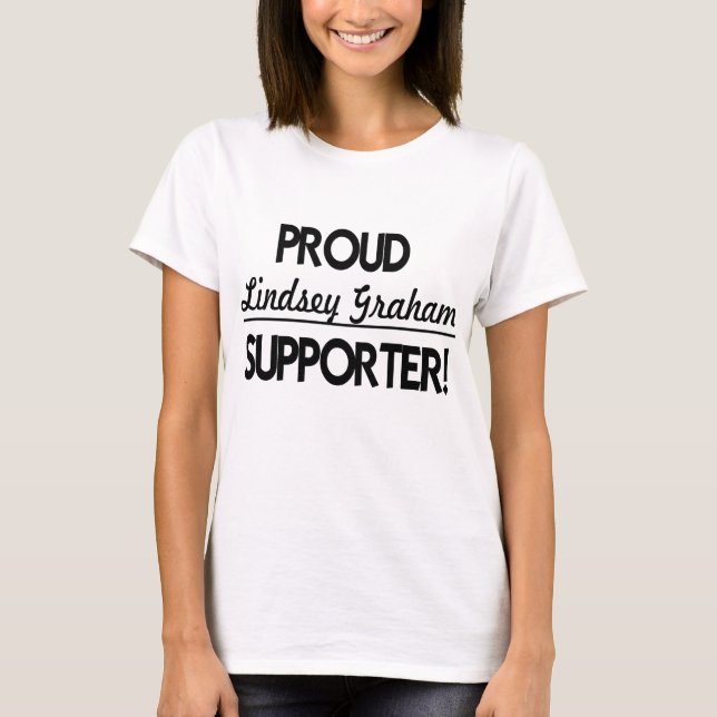 Camiseta ¡Partidario orgulloso de Lindsey Graham! (Anverso)