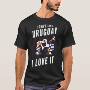 Camiseta Partidarios de fútbol de Uruguay diseño de bandera