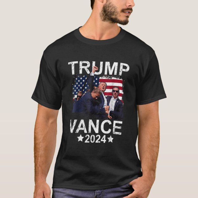 Camiseta Partidarios de Trump Vance 2024 (Anverso)