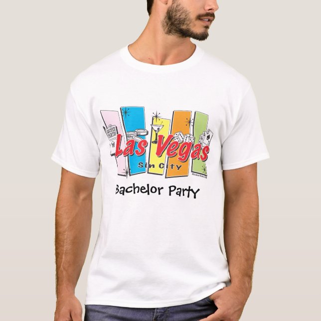 Camiseta Partido Bachelor de Las Vegas (Anverso)