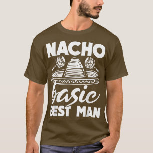 Camiseta Partido de Bachelor Funny Boda Mejor Hombre Básico