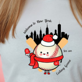 Camiseta "Partido de béisbol del horizonte de Nueva York 
