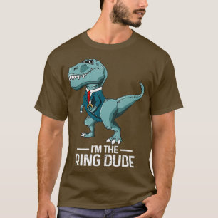 Camiseta Partido de Boda de Dinosaurios T-Rex