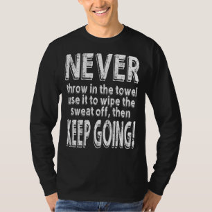 Camiseta Partido De Boxeo Nunca Se Arroja En La Competencia