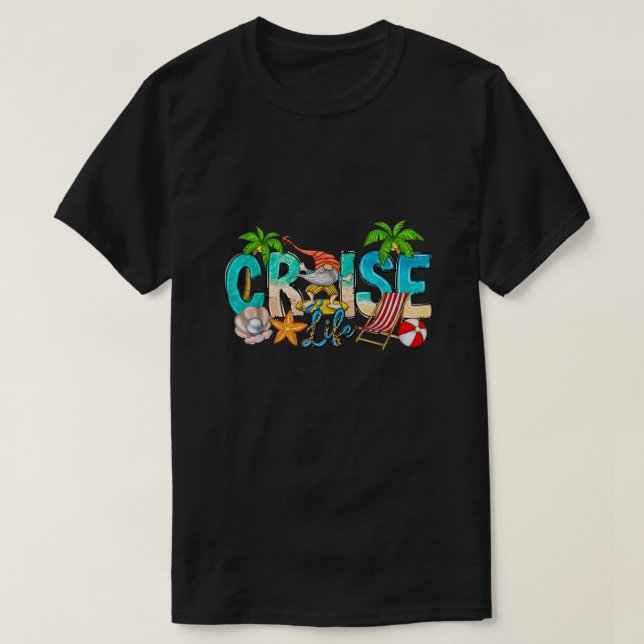 Camiseta Partido de canes de vacaciones de la familia Cruis (Diseño del anverso)