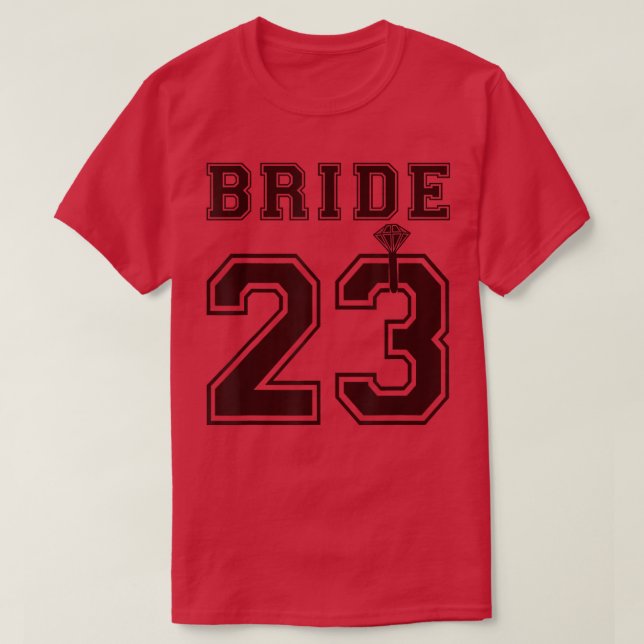 Camiseta Partido de compromiso de boda de 2023 para la novi (Diseño del anverso)