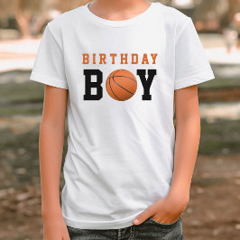 Camiseta Partido de cumpleaños de Basketball Boy