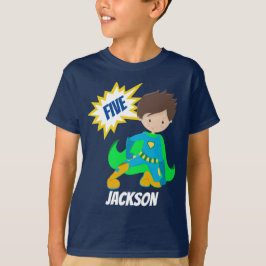 Camiseta Partido de Cumpleaños de la Acción de Superhéroe p