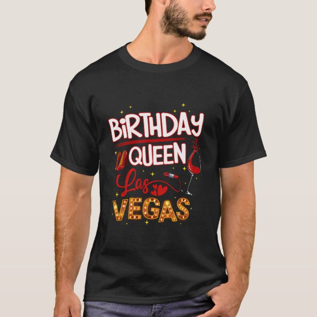 Camiseta Partido de Cumpleaños de Las Vegas - Viaje de Chic (Anverso)