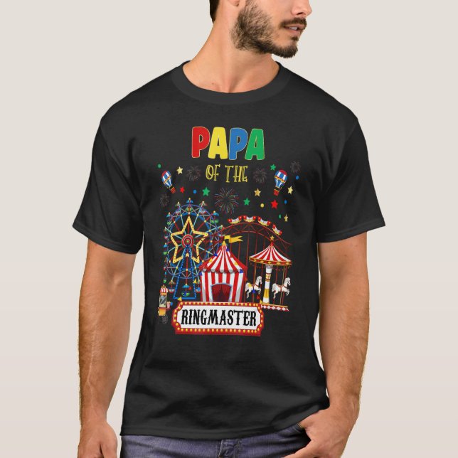 Camiseta Partido de cumpleaños de Ringmaster de la Familia  (Anverso)