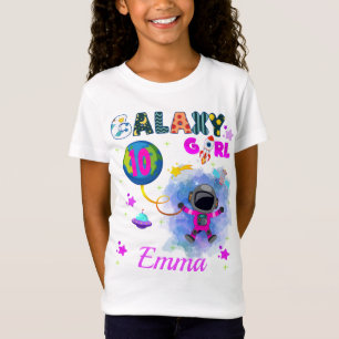 Camiseta Partido de cumpleaños del Chica de Galaxia del Es