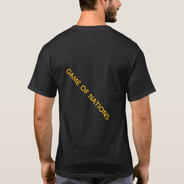 CAMISETA PARTIDO DE FUTBOL DE NACIONES (Reverso)