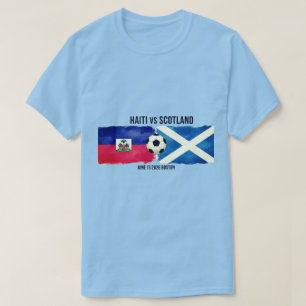 Camiseta Partido de fútbol Haití vs Escocia Copa Mundial