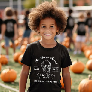 Camiseta Partido de Halloween Personalizado de la Calavera