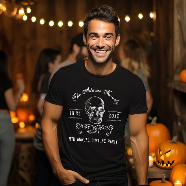 Camiseta Partido de Halloween Personalizado de la Calavera  (Subido por el creador)