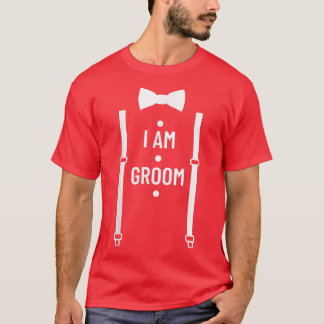 Camiseta Partido de la Boda en Groom Mejor Bachelor G