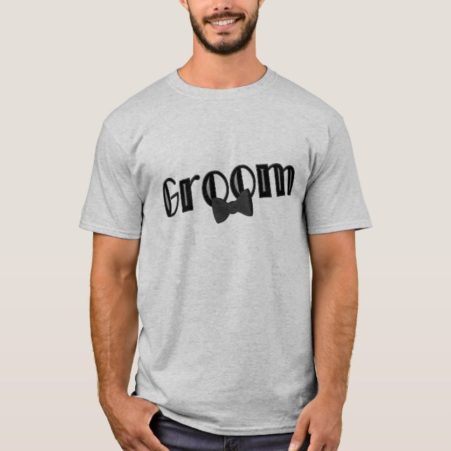 Camiseta Partido de la Boda Groom (Anverso)