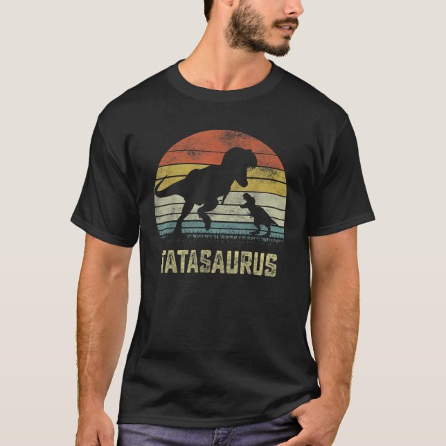 Camiseta Partido de la familia Tatasaurus T Rex Dinosaur Ta (Anverso)