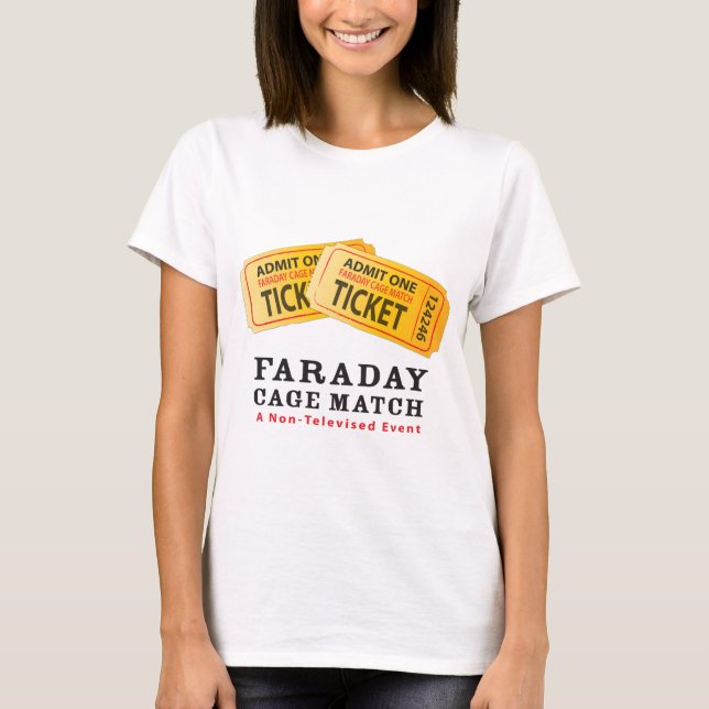 Camiseta Partido de la jaula de Faraday (Anverso)