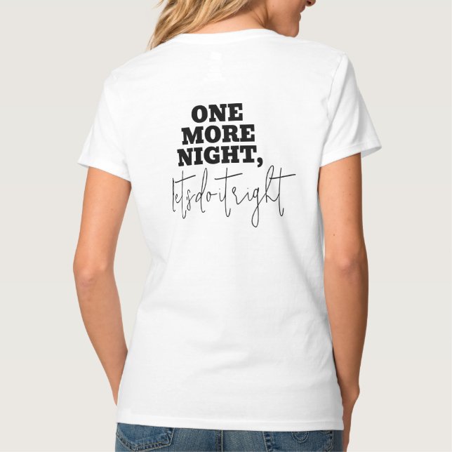 Camiseta Partido de la Soltera minimalista (Reverso)