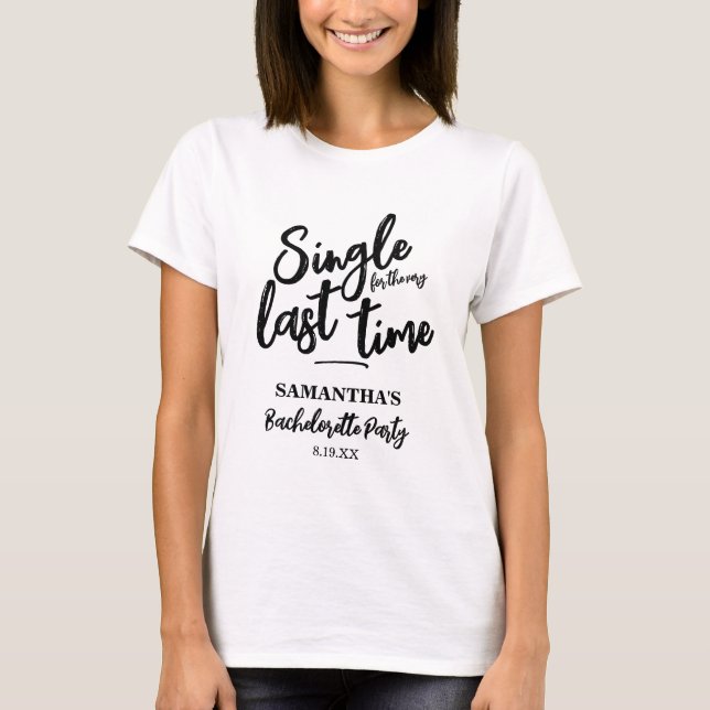 Camiseta Partido de la Soltera minimalista (Anverso)