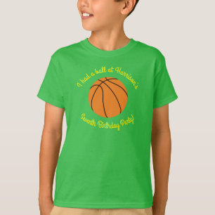 Camiseta Partido de los Años Deportivos de Baloncesto