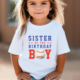 Camiseta Partido de Nacimiento de Béisbol Hermana Hermana C