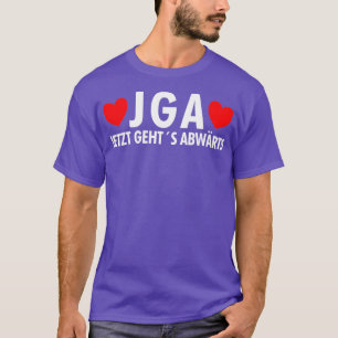 Camiseta Partido de soltero matrimonial cuando fiesta JGA 1