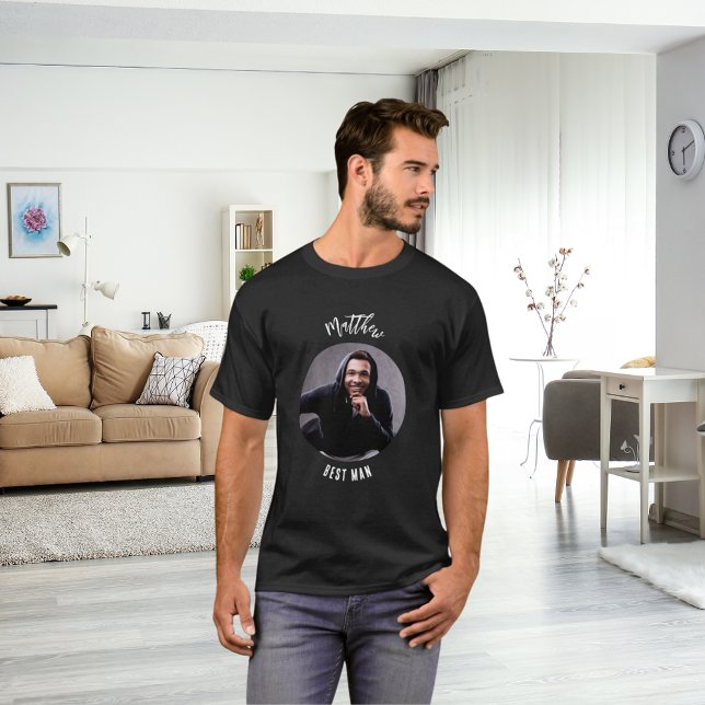 Camiseta Partido de solteros de fotografía blanca negra de  (Subido por el creador)