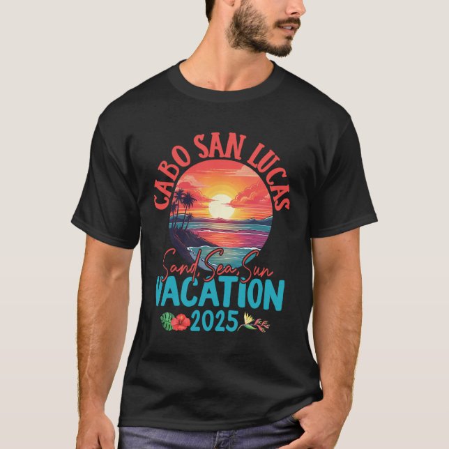 Camiseta Partido de souvenirs Cabo San Lucas México Vacatio (Anverso)