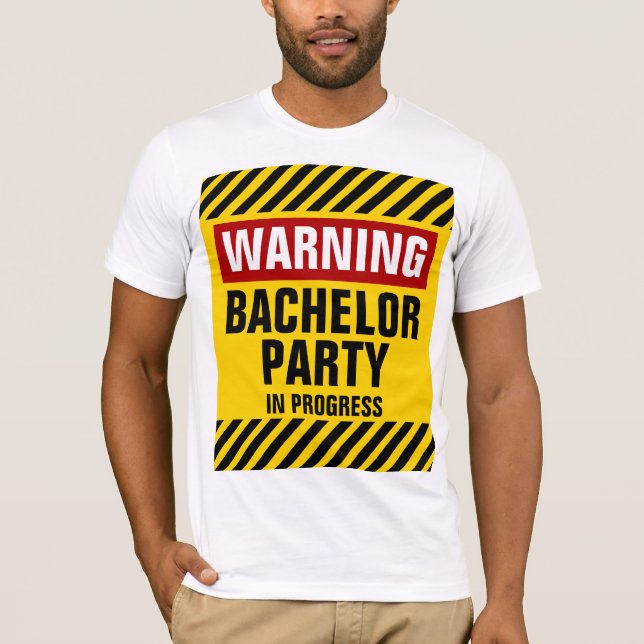 Camiseta Partido del bachiller de advertencia en curso (Anverso)