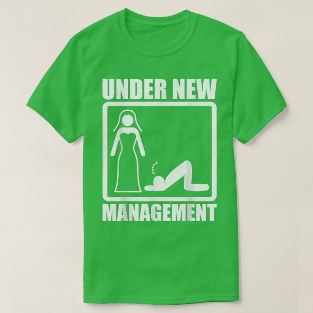 Camiseta Partido del bachiller para hombres, marido bajo nu (Diseño del anverso)