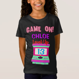 Camiseta Partido del cumpleaños de Game On Arcade