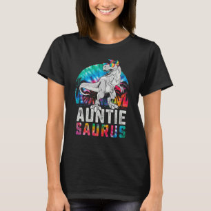 Camiseta Partido familiar Auntiesaurus Rex Dinosaur Tunt Sa