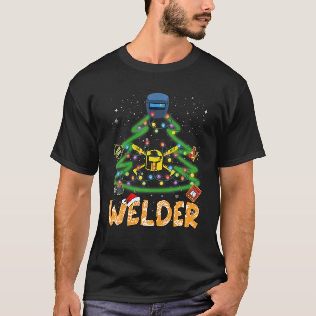 Camiseta Partido familiar de pijamas navideño navideño (Anverso)