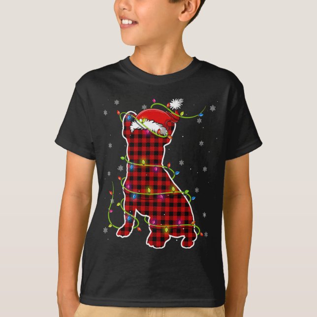 Camiseta Partido Pajama del Bulldog Santa Navidades de Buff (Anverso)