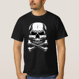 Camiseta Partido Pirata de Adultos Buque Skull