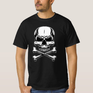 Camiseta Partido Pirata de Adultos Buque Skull